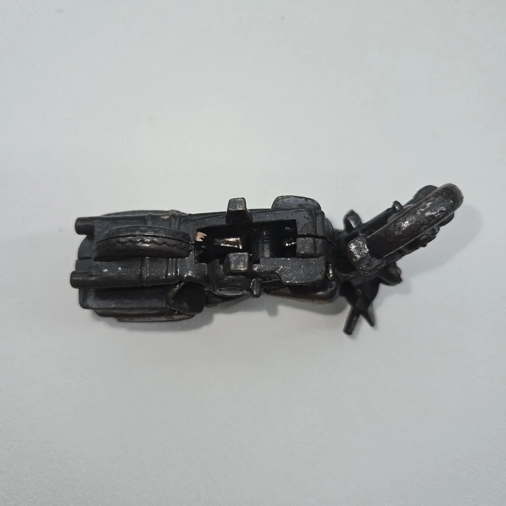 Vintage Cast Metal Motorcycle Pencil Sharpener Made in Hong‎ Kong 1970s